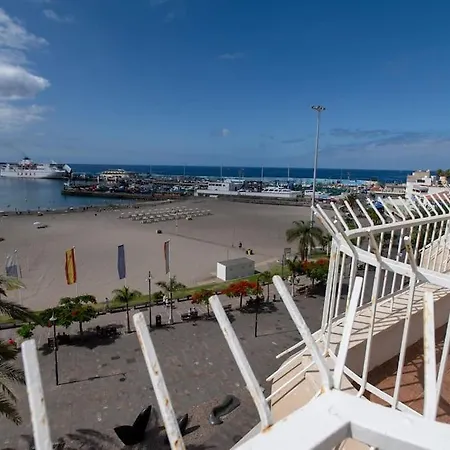 Cristianos, Ocean And Harbour View, Pedestrian Apartment Arona (Tenerife)
